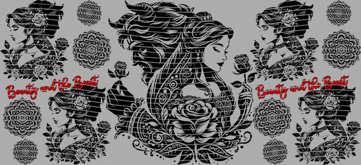 16oz Disney style-D-1273